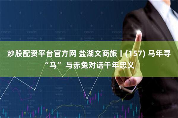 炒股配资平台官方网 盐湖文商旅丨(157) 马年寻“马” 与赤兔对话千年忠义